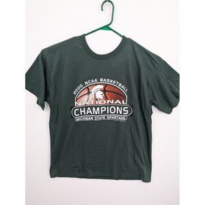 VTG Michigan State Spartans 2000 NCAA Basketball Champions T Shirt, XL, NWT